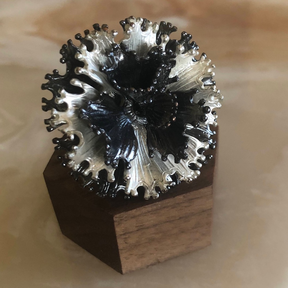 Floral Cocktail Ring - adjustable